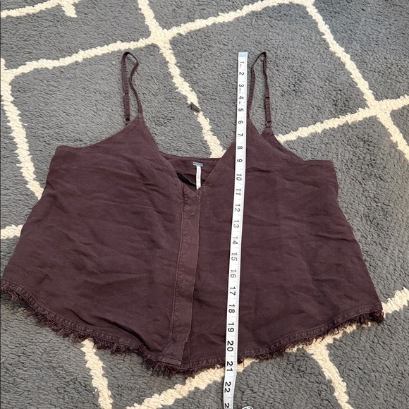YFB Brown Linen Tank Top - Picture 6 of 7